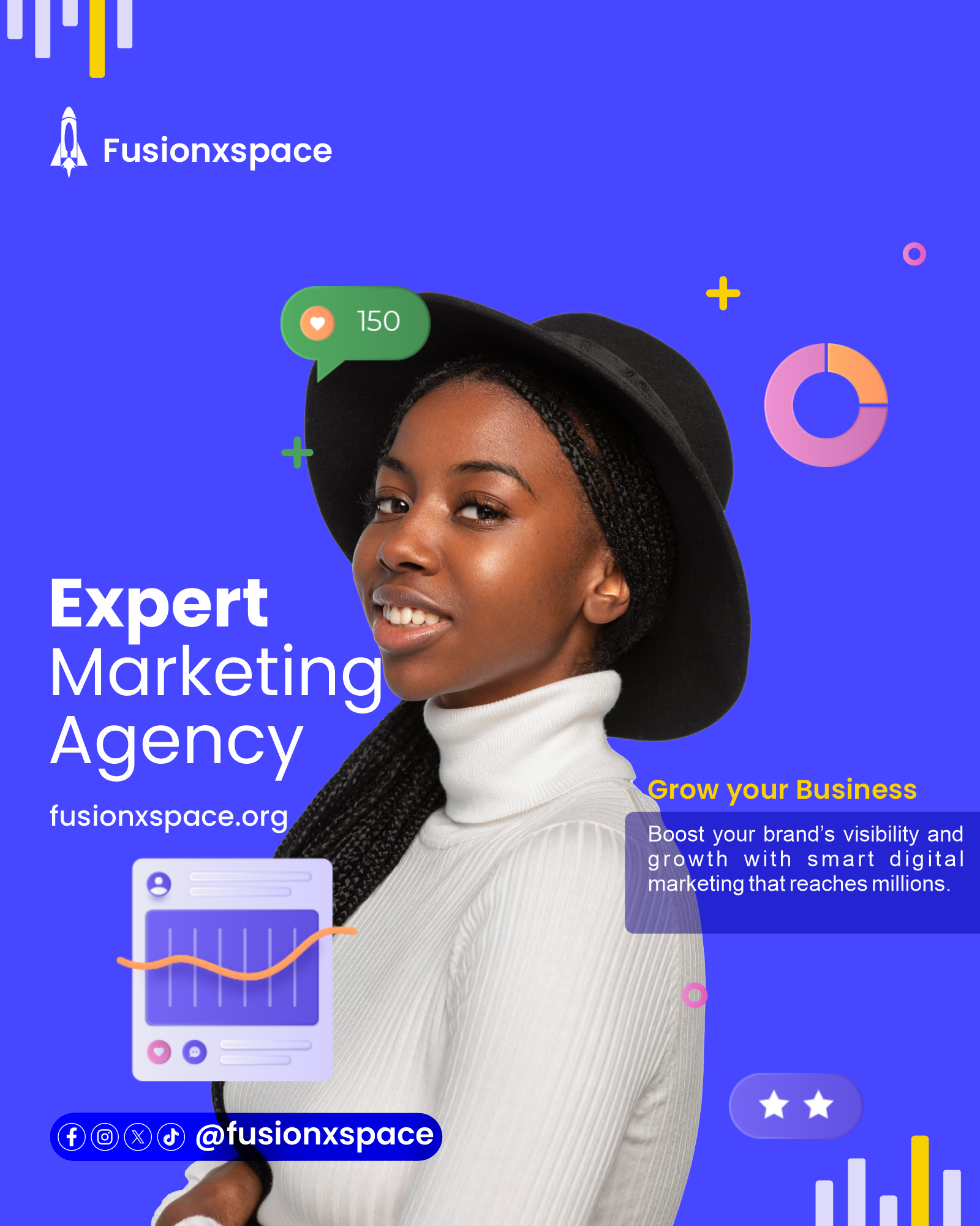 fusionxspace - digital marketing graphics